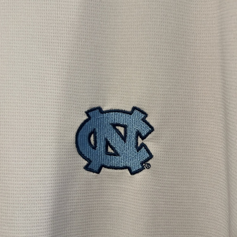 UNC North Carolina Tarheel White Short Sleeve Golf Shirt XXL - Picture 6 of 7